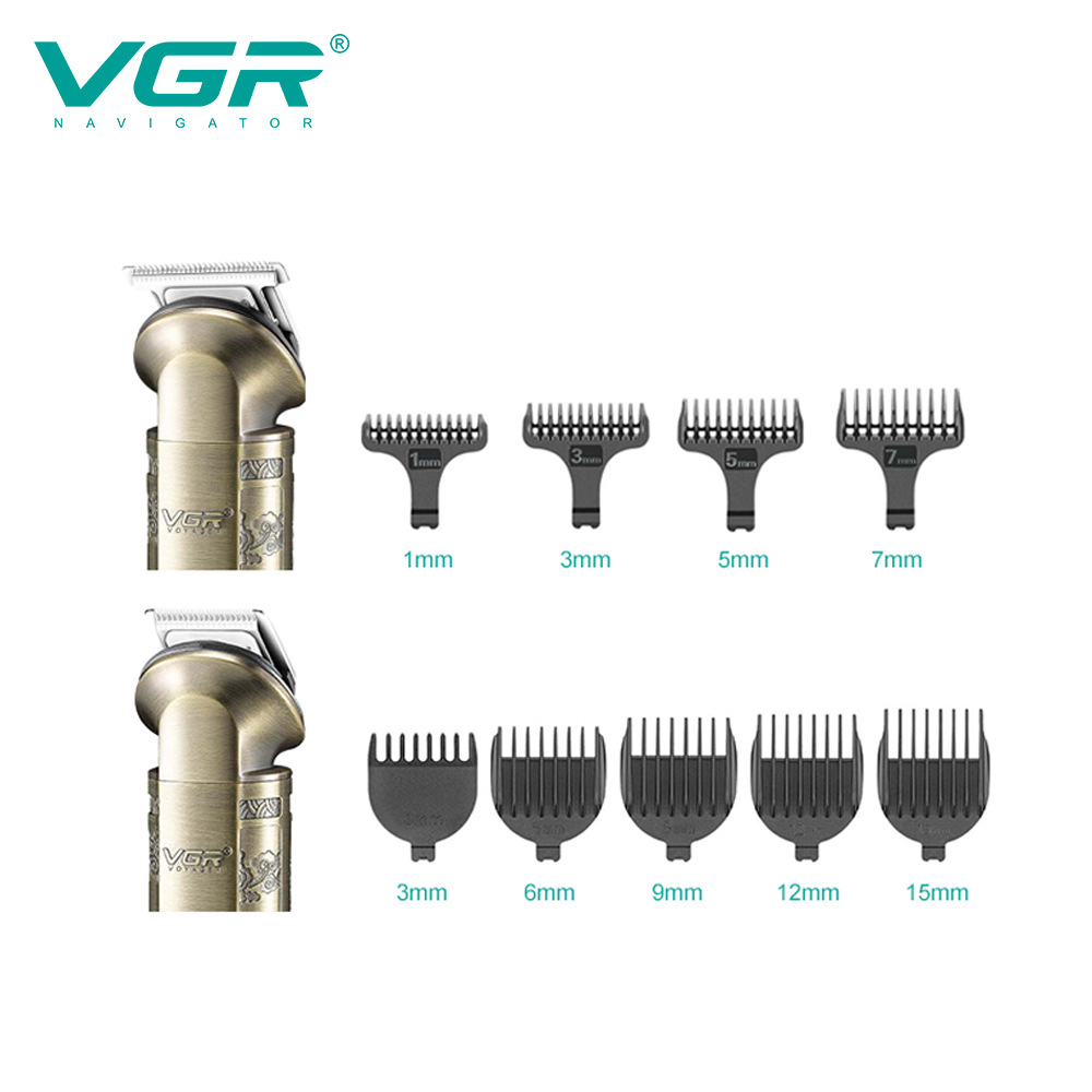 VGR110 8-in-1 Herren-Haarschneidemaschinen-Set für den Heimgebrauch: Konturtrimmer, Nasen- und Kotelettentrimmer_voghion.com