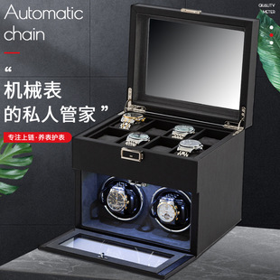 New Mechanical Watch Winder 2-Position Vertical + 8-Position Watch Storage Box Watch Display Box High-End Leather Gift Box