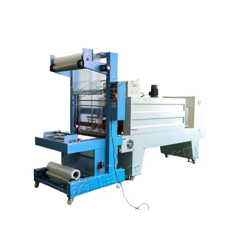 Máquina de embalaje de película de PE de productos de hardware máquina de embalaje de película de agua mineral caja de alimentos máquina de embalaje de película automática