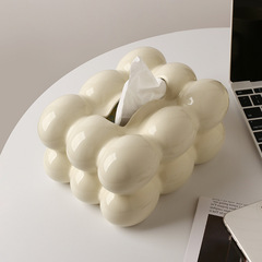 Beihanmei Nordic Style Tissue Box Design Decor Home Decor Creative Ceramic Napkin Holder Cross-border Hot Selection