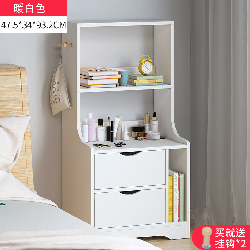 Tabernita de cabecera simple y moderna dormitorio pequeño estante de cabecera de cama de piso pequeño armario de almacenamiento casero armario de almacenamiento