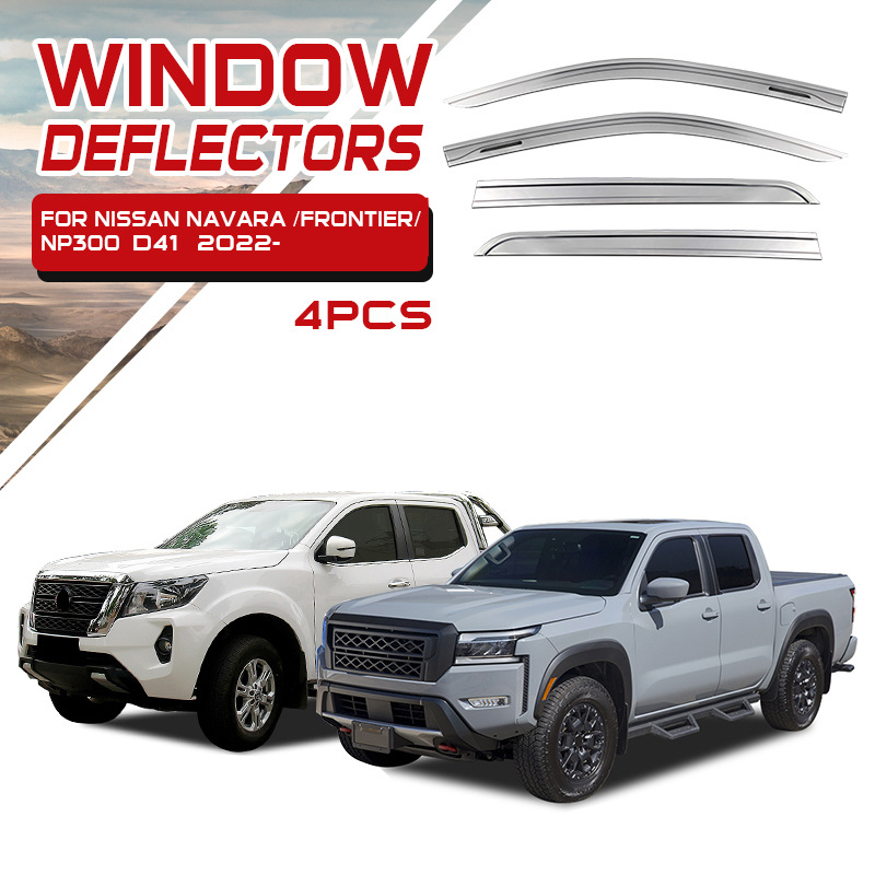 Viseras para Ventanas TXR Compatibles con Nissan Navara Frontier