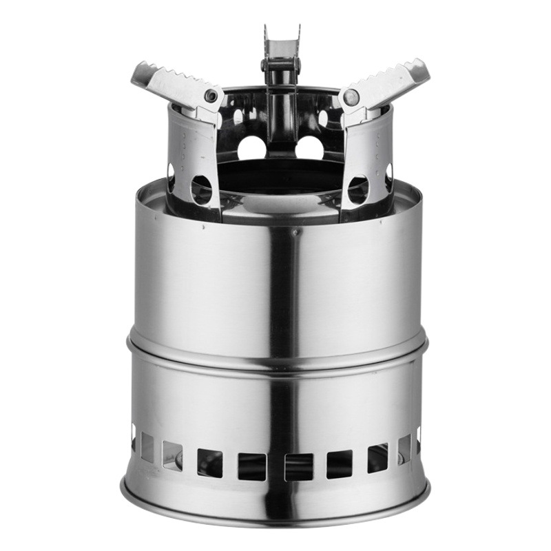 Venta caliente transfronteriza camping al aire libre mini estufa de leña estufa pequeña plegable estufa de alcohol portátil suministros de equipo de campamento