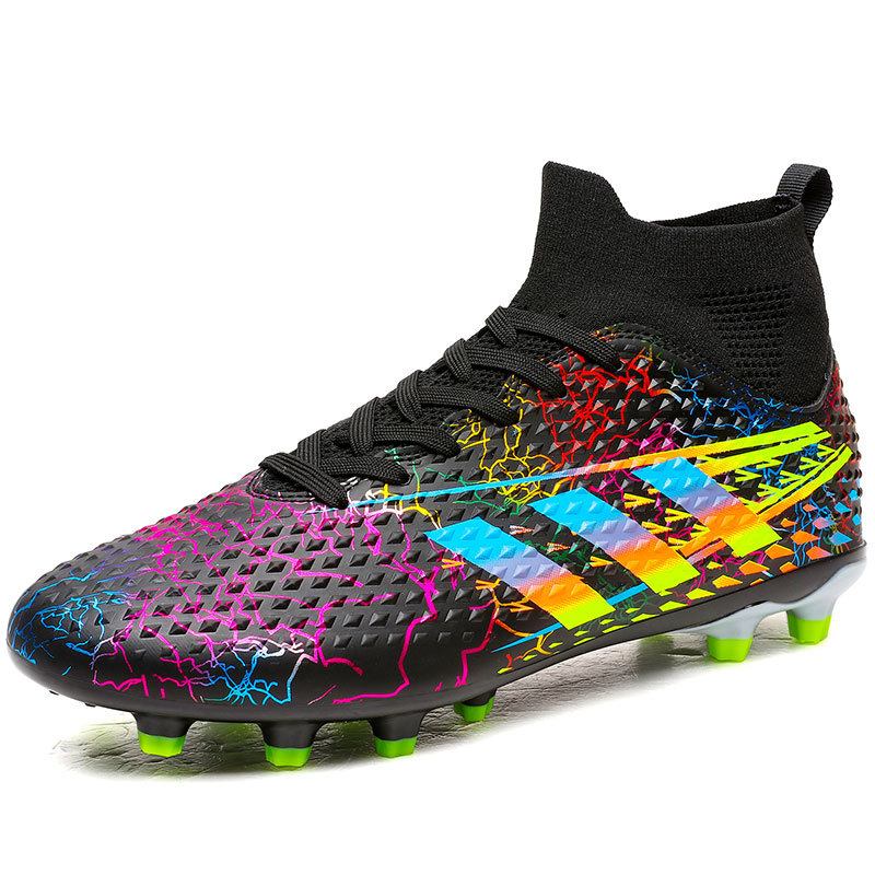 Nuevas zapatillas de entrenamiento de clavos largos para hombres y mujeres, zapatos de entrenamiento antideslizantes para estudiantes adolescentes, fábrica de fútbol TF