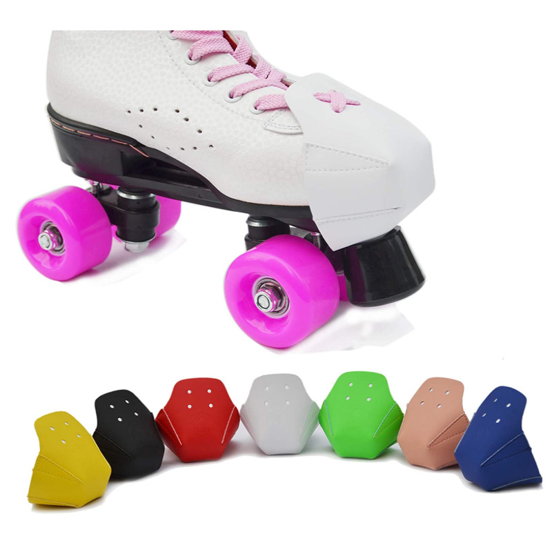 En stock accesorios de la polea japonesa y coreana equipo de protección desgaste rápido patinaje patines patinaje sobre ruedas zapatos cabeza cubierta protectora de cuero a prueba de humedad