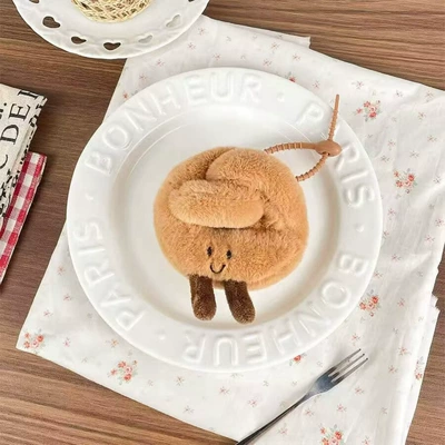 Fun Bread Doll jely Baking Food Plush Toy Simulation Toast Pillow Bakery Decorations Wholesale (Oyuncaq yastıqlar) - 10cm-burrito-spot-without-standard