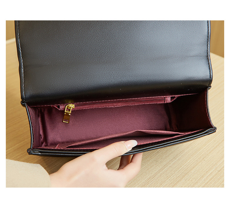 Light Luxury High end Women's 2024 New Small Xiangling Grid Chain Fashionable and Versatile Western Style One Shoulder_voghion.com