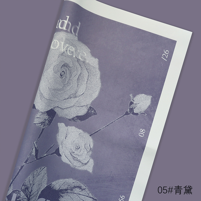 Huaxi Rose Story Papel de embalaje Ramo Papel de embalaje Impermeable Material de papel de embalaje Material de floristería Ramo de flores Papel de embalaje