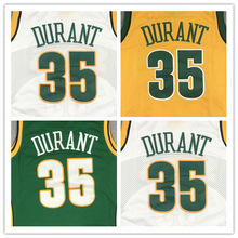 篮球球衣批发超音速队35号凯文杜兰特刺绣版球衣球服外贸蓝球球衣