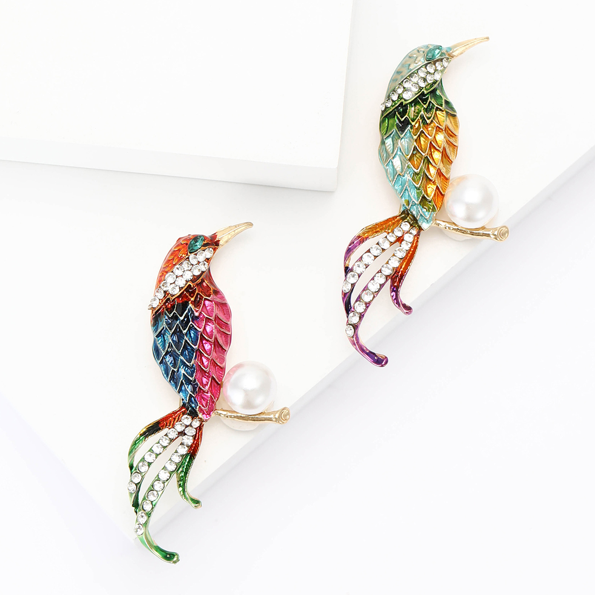 16g Weight Brooches Classification Elegant Simple Style Pin Animal Alloy Enamel Women's Brooches