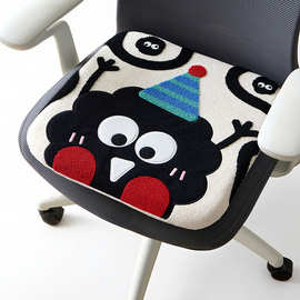 秋冬新款卡通椅垫加厚毛绒记忆棉学生坐垫屁股垫餐椅垫办公室座垫