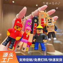 跨境Roblox钥匙扣罗布乐思现货挂件动漫专供外贸热销厂家礼物批发