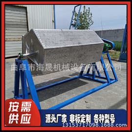 配件打磨机图片 配件批量翻新去锈机 变频六角滚筒抛光机