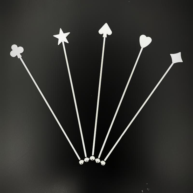 304 Stainless Steel Stirring Stick for Milk Tea and Coffee, Decorative Stirring Stick, Creative Bar Cocktail Ball Stirrer