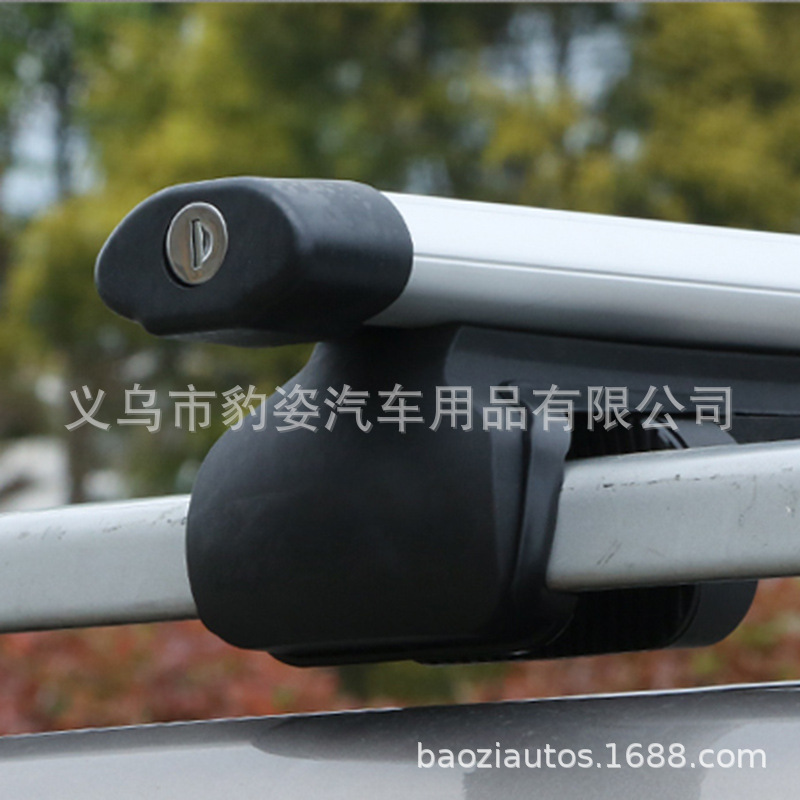 Cross-Border Drop Shipping Car Roof Rack Crossbar Car Luggage Rack Travel Rack Load-Bearing Rod Aluminum Alloy Crossbar with Lock