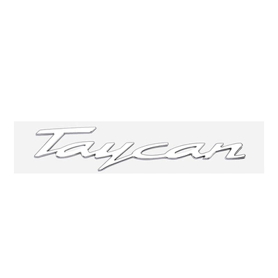 Car logo | Applicable Porsche Taycan - bright-silver-taycan