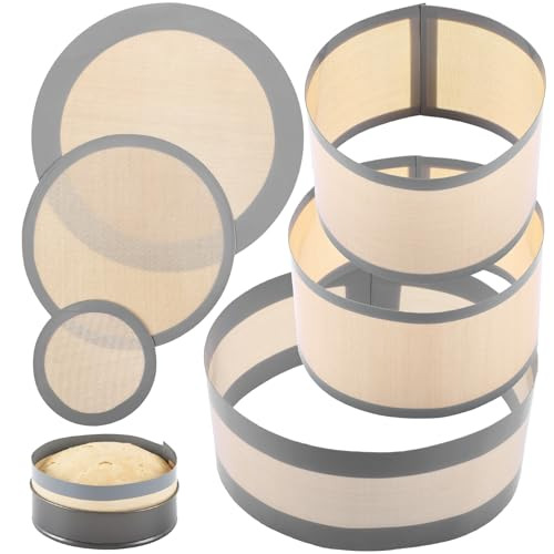 Cross-Border 6-Piece Set of Silicone Cake Demoulding Mats, High Temperature Resistant and Easy to Clean, Flat Pan Mats, Silicone Oven Baking Mats