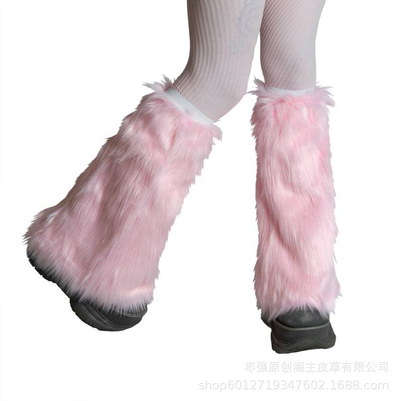 2023 calcetines peludos de la pierna calcetines lindos de la pila de Lolita calcetines de Terry JK calcetines de la pantorrilla de La felpa calcetines del invierno espesados a prueba de frío