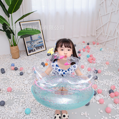 New Children's Swim Ring for Girls, Underarm Life Vest Cartoon Rabbit Swim Ring, Thickened Underarm Ring for Infants, Wholesale