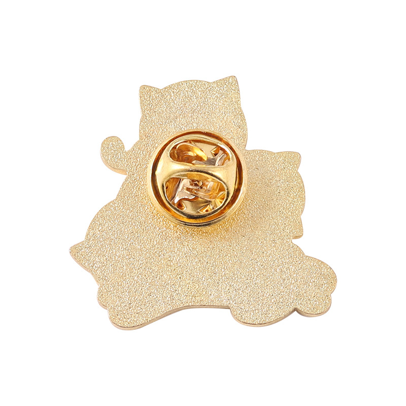 Cartoon Style Cat Alloy Stoving Varnish Brooches display picture 2