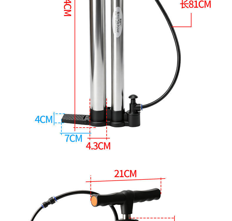 High-Pressure Inflator for Bicycles, General-Purpose for Cars, Motorcycles, Electric Vehicles, and Vacuum Tires