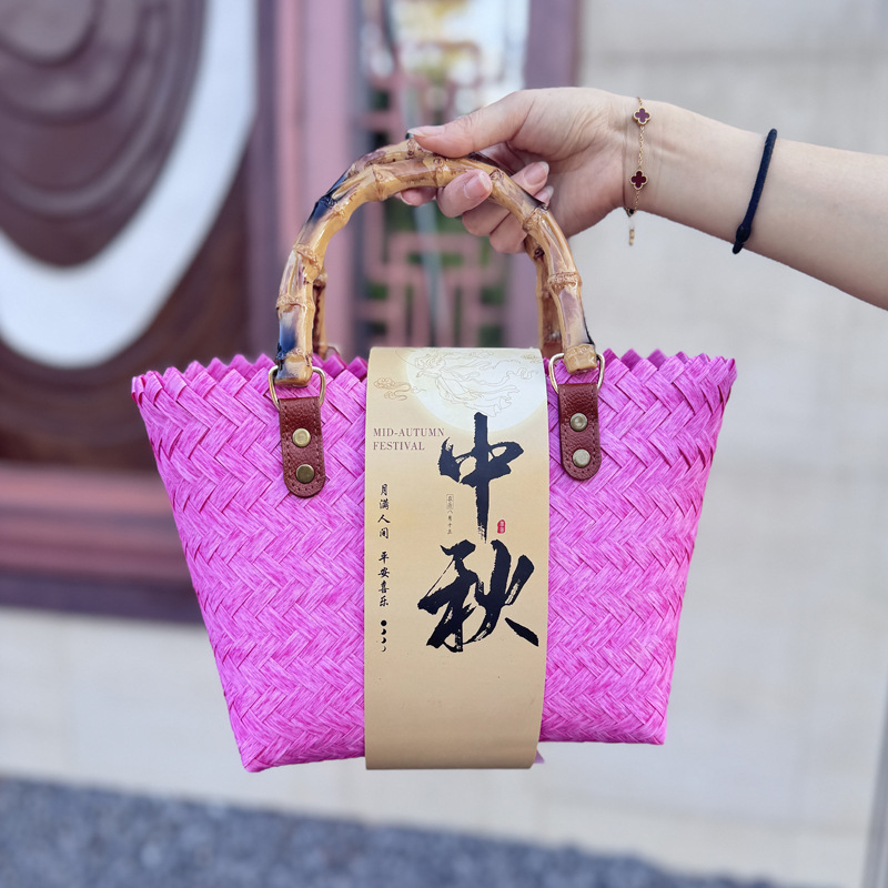 高档中秋节礼品盒送客户公司活动礼物中秋节月饼包装袋伴手礼包包|undefined