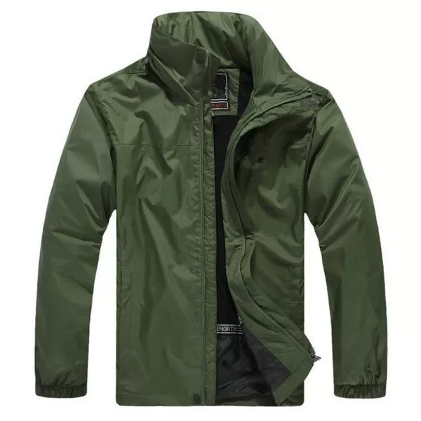 Spring and Autum Outdoor Sports and Leisure Jacket, Windproof, Waterproof and Wear-Resistant, Embroidered Logo, North Standard Windbreaker, Main Supply, Cross-Border E-Commerce