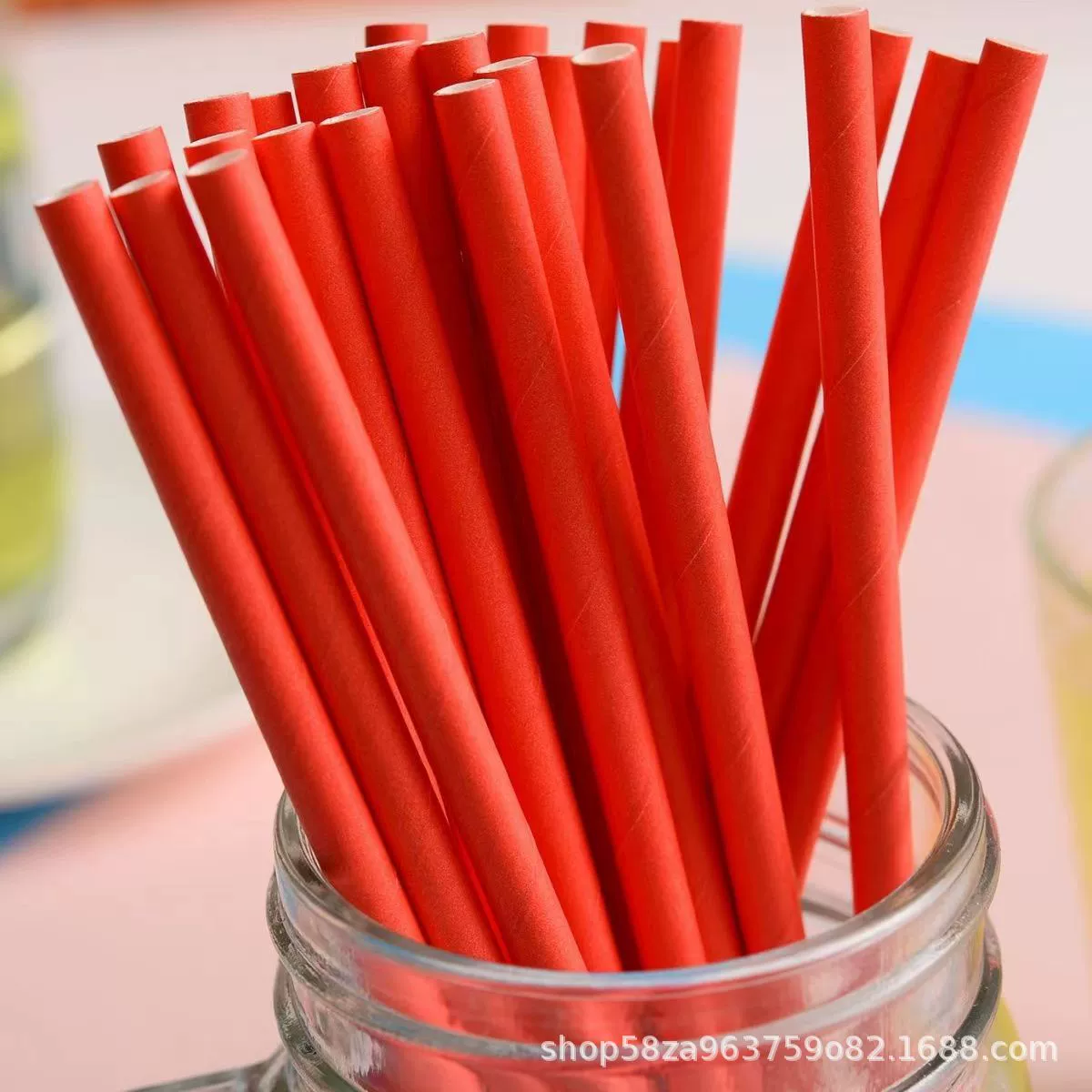 Красочные экологичные соломинки, DIY, (Физически)