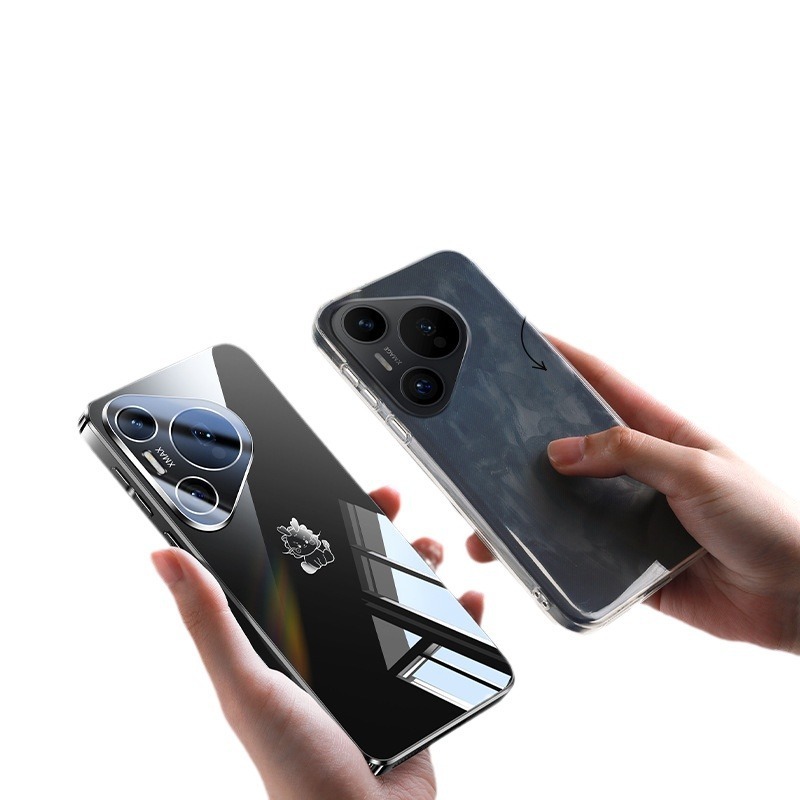 適用華為pura70携帯ケース2024新型pura70proメッキ超薄型鏡面ガラス70ultra|undefined