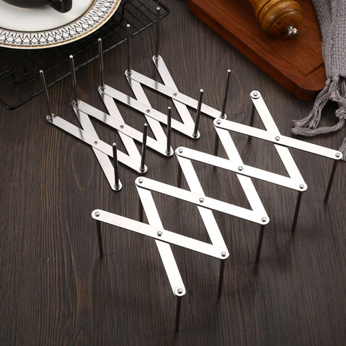 Adjustable Rack Creative Kitchen Gadget Home Use Dish Rack Stainless Steel Steamer Outdoor Hot Pot Tea Brewing & BBQ Grill