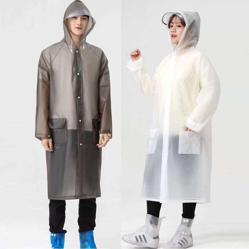 [Express Mail] impermeable no desechable portátil para adultos eva grueso alargado al aire libre excursión a pie