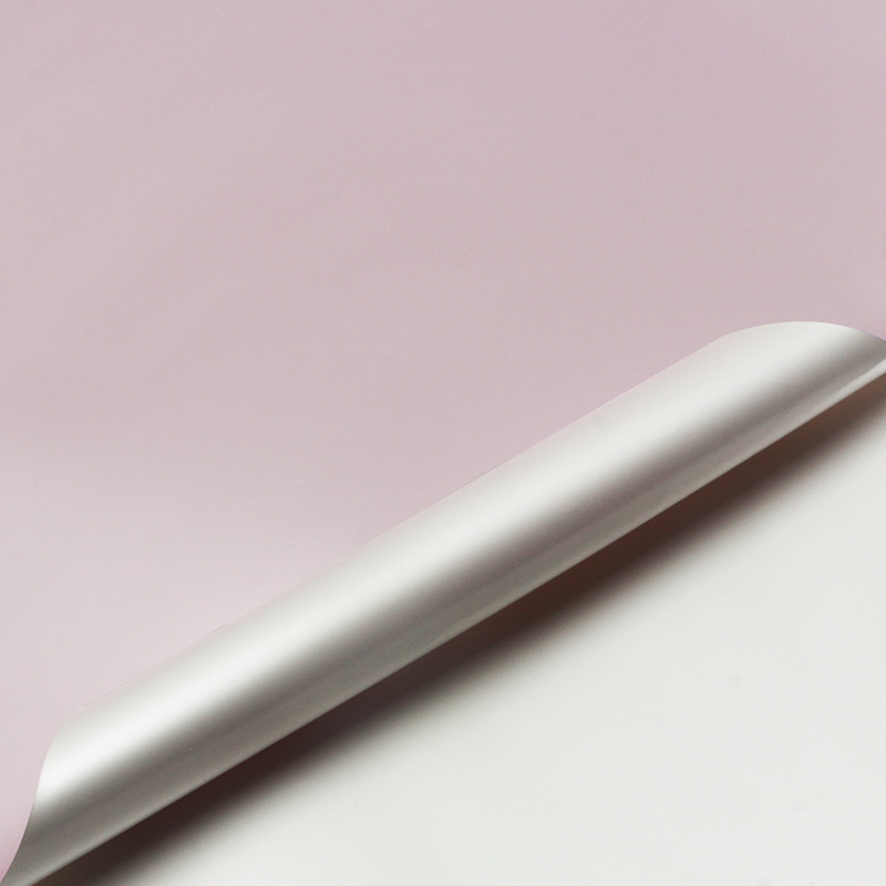 Huaxi papel de arena de oro flor papel de embalaje de papel mate de dos colores al por mayor ramo de regalo de papel de embalaje de materiales de viento fragante