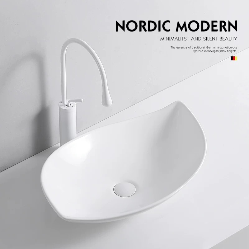 Cerámica creativa lavabo de hotel lavabo lavabo de arte lavabo balcón lavabo lavabo piscina lavabo único