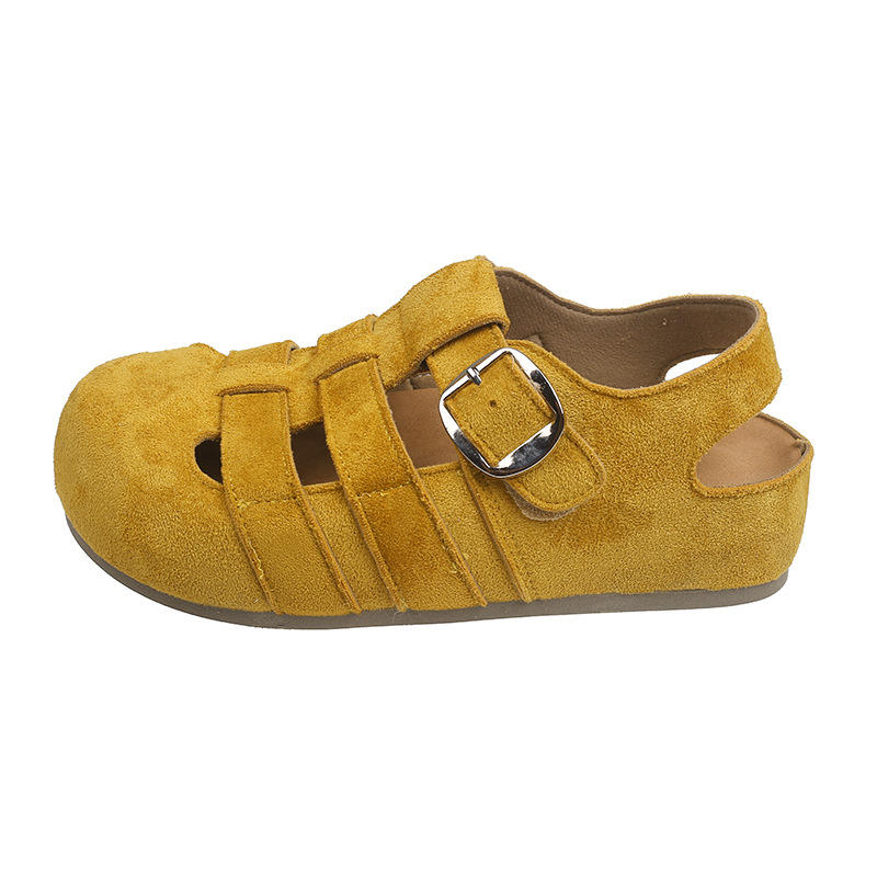 Aumentar la altura interior de la parte inferior de las sandalias de la cabeza trenzada sandalias de la mujer 2026 nuevo primavera y verano hueco ventilado zapatos romanos