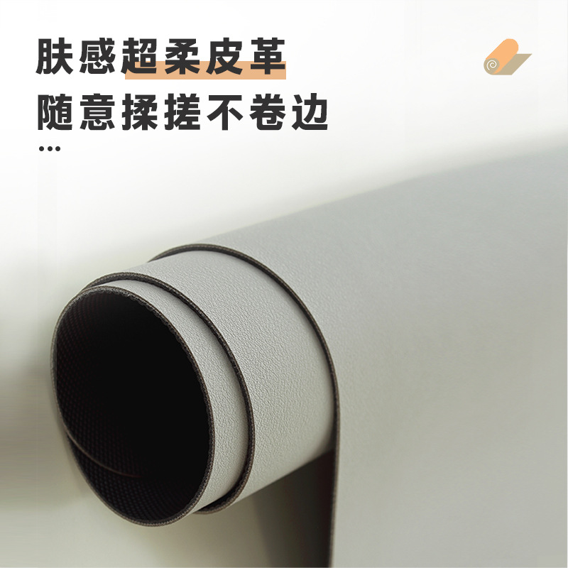 Tapete de cuero inodoro y ecológico específico para jardín de infantes, tapete de protección para escritorio de PU impermeable y resistente al aceite, sin necesidad de lavado, para estudiantes de primaria y secundaria