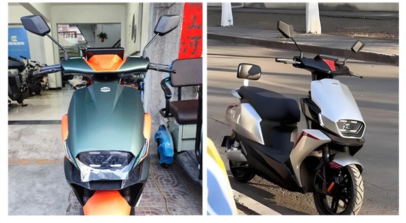 Original genuine rearview mirror for Xiao Dao electric scooter Qingfengxia, left side mirror and right side mirror, 8M