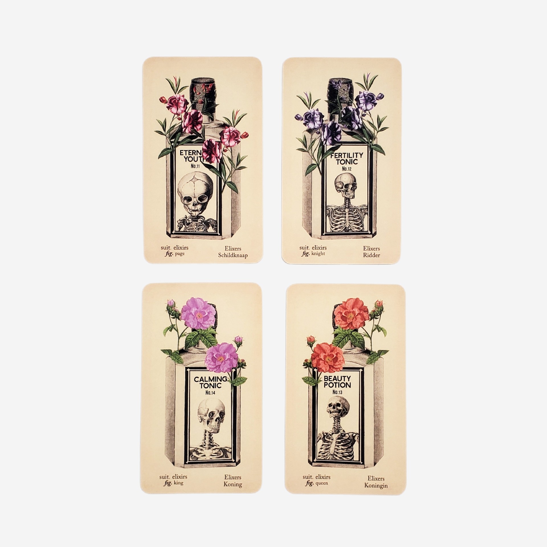 The Antique Anatomy Tarot Deck - Classic Divination Party Game_voghion.com