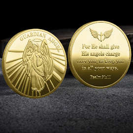欧美纪念币  守护天使纪念币 自然巡逻者币 徽章挑战币压铸币制作