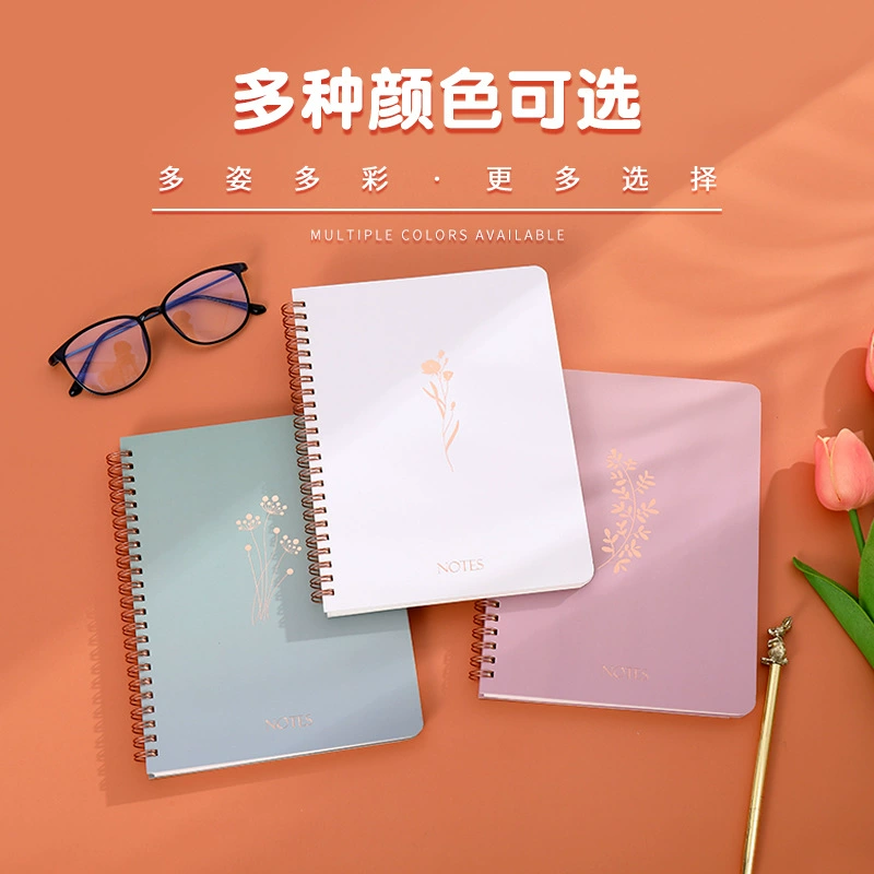 Европейская и американская внешняя торговля блокнот с горячими катушками и вкладными листами, портативный неправильный вопрос, трансграничный новый простой блокнот, блокнот с вкладными листами