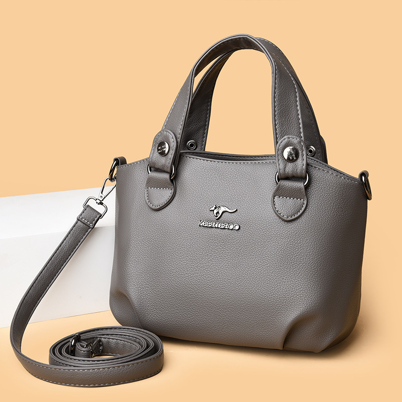 Cross-Border Fashion Stylish Handbag, Large Capacity, Versatile Commuter Shoulder Bag, Elegant Crossbody Bag for Middle-Aged Moms