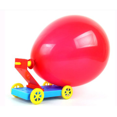 Science experiment reactive balloon car technology small craft kindergarten primary school handicraft experiment STEM maker materials