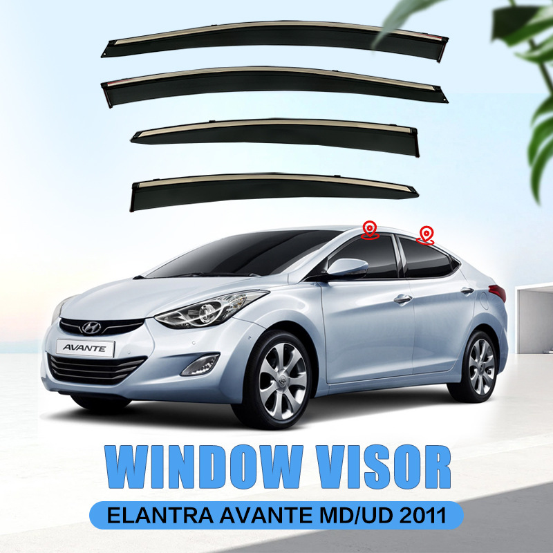Suitable for Hyundai Elantra, Yuedong, Langdong, Lingdong, Rain and Sun Visors, Elantra Window Visor