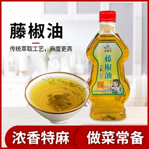 Масло из ротангового перца Sichuan Lemeizi 400 мл/бутылка Специальное масло из перца Сычуань Специальное кунжутное кунжутное масло Холодные овощные приправы Оптовая доставка