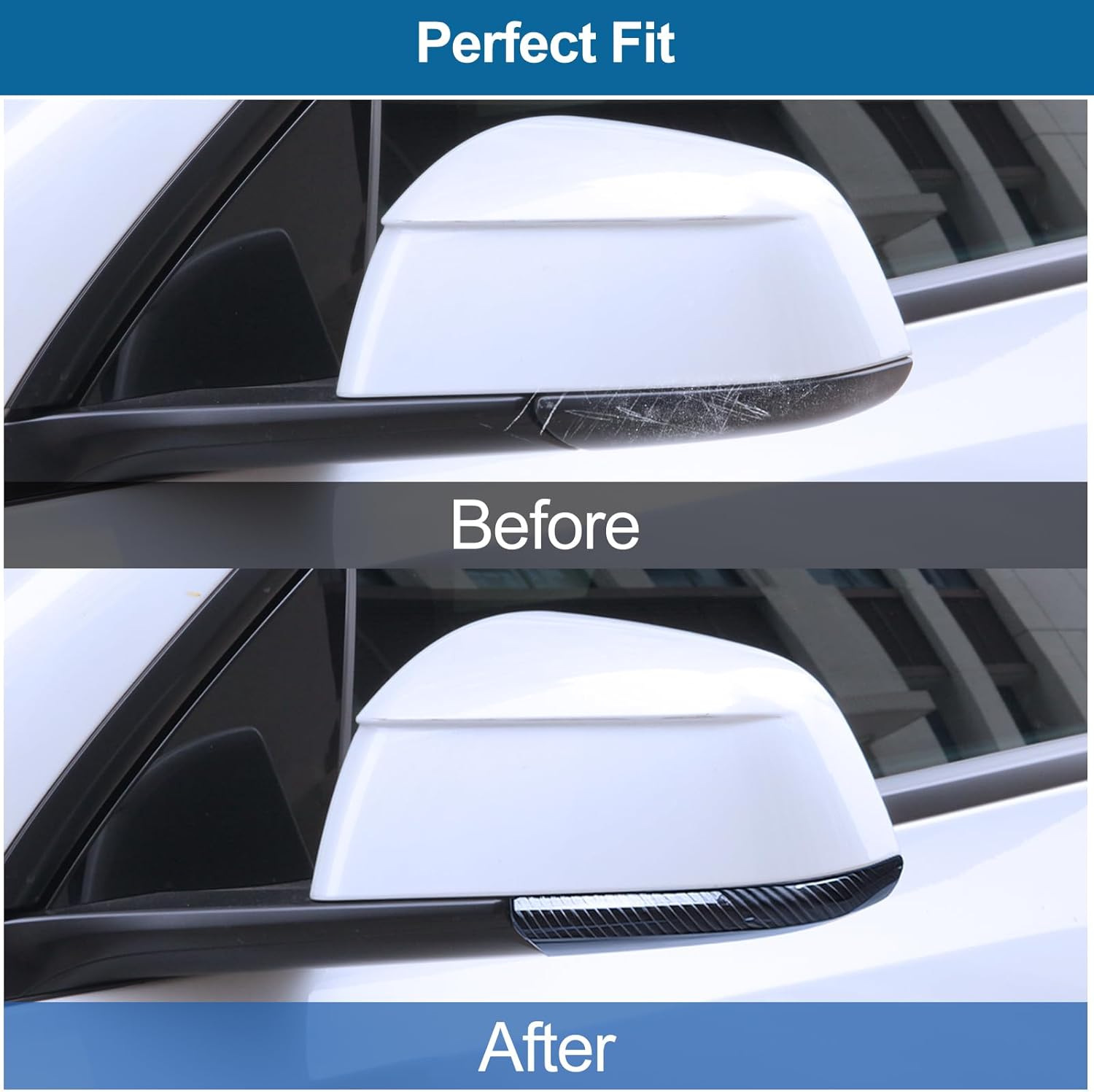 Suitable for Tesla Model Y/YL/3 new version anti-collision strip, anti-scratch protection sticker, rearview mirror anti-collision protection