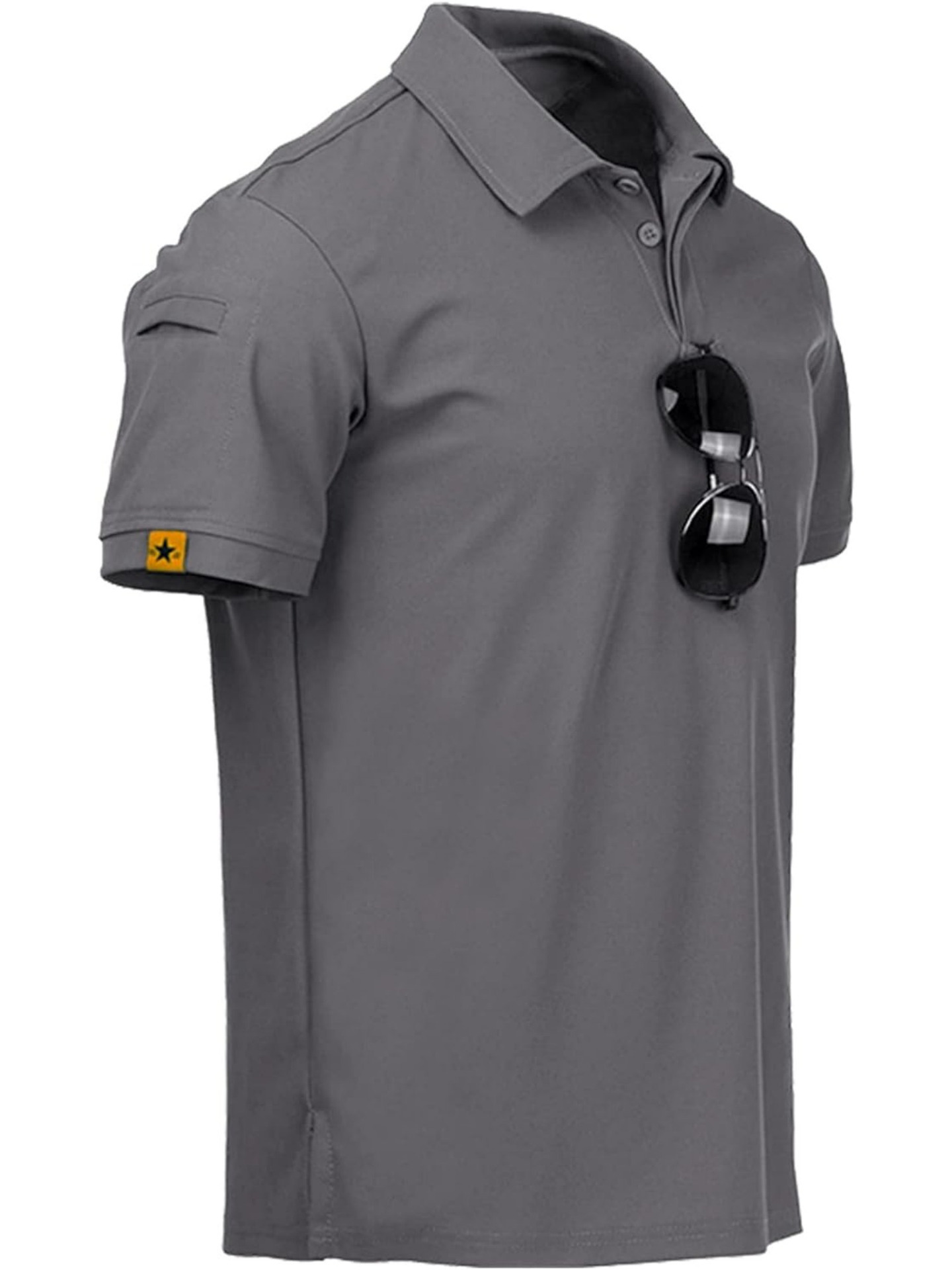 Mens Lightweight Golf Polo Shirt Quick Dry Performance Transfronterizo