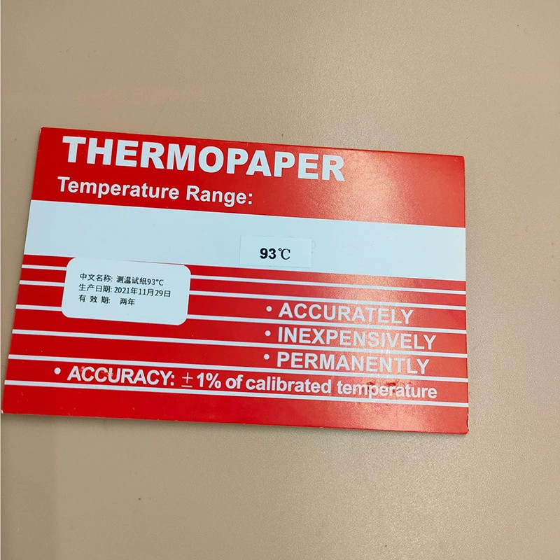 ТЕРМОМЕТР с одной сеткой 93 градуса температурный пластырь для измерения температуры бумажный пластырь для измерения температуры