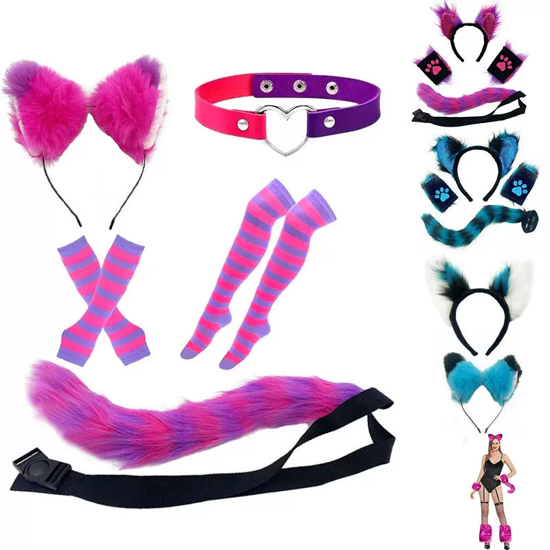 Gloves, synthesized set for children and adults, suit, halloween, cosplay
