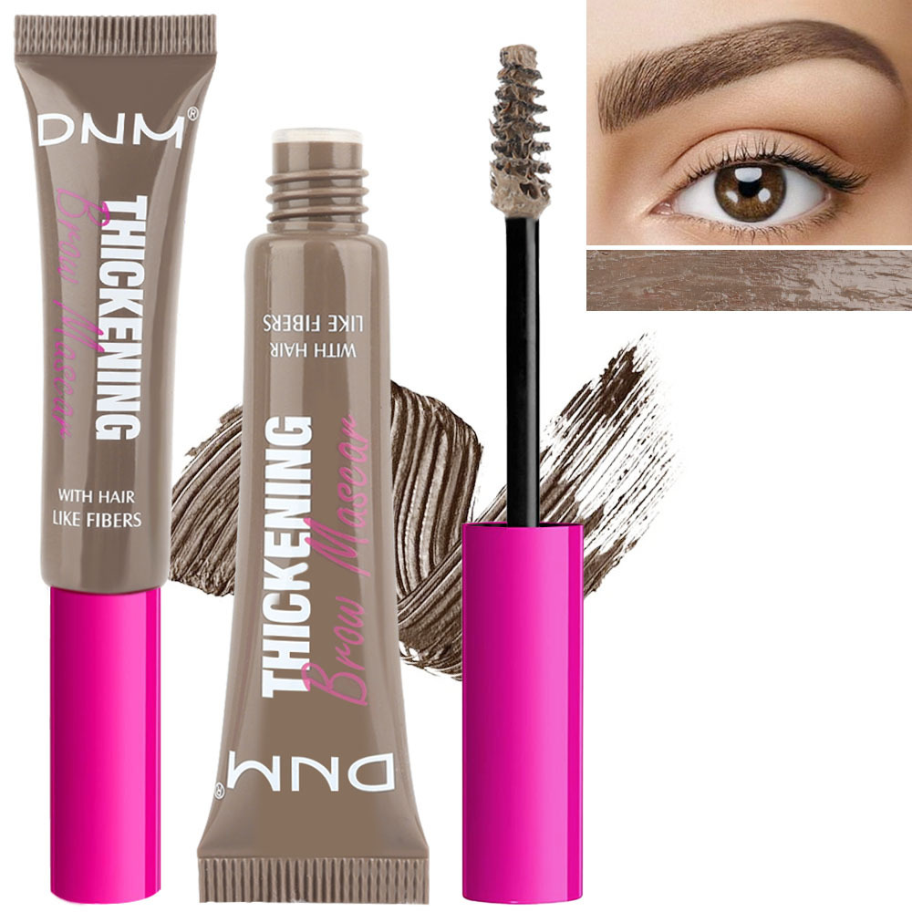 Dnm Natural Stereo Fiber Eyebrow Dyeing Cream, Long-Lasting, Natu