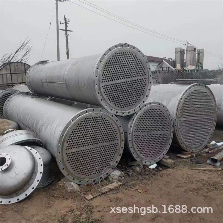 10-100平方冷凝器 二手不锈钢列管式冷凝器 钛材换热器