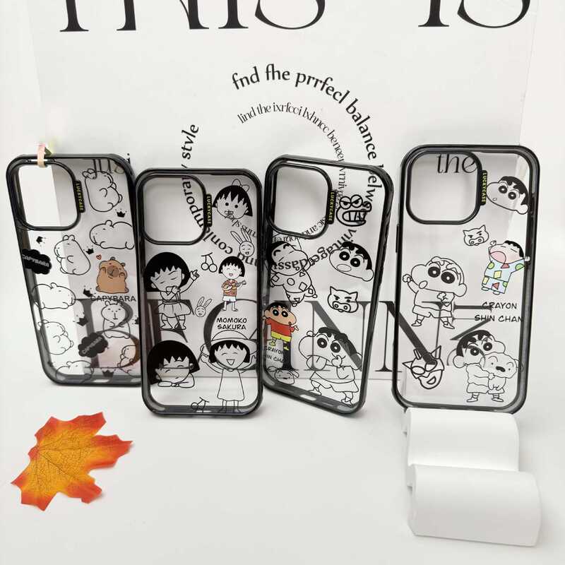 Trendy Brand New Cartoon Character Series Case Suitable for Ip17Promax Anti-Drop Transparent 16Pro/Apple 15 Trendy Brand New Cartoon Character Series Case Suitable for Ip17Promax Anti-Drop Transparent 16Pro/Apple 15